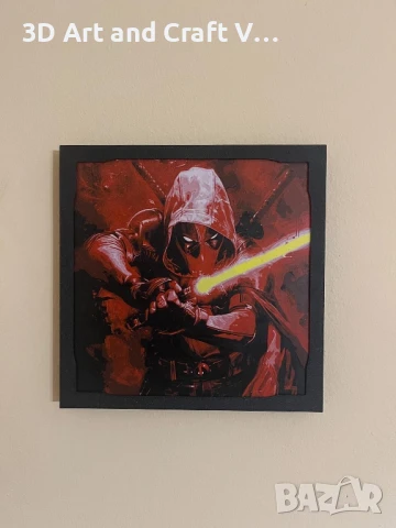 Релефна картина Deadpool , снимка 3 - Картини - 51016891