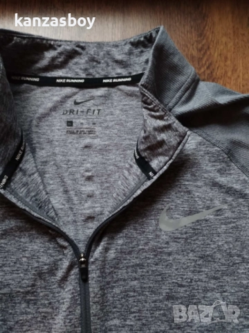 Nike Element 2.0 Half Zip Sweat - страхотна мъжка блуза КАТО НОВА ХЛ, снимка 4 - Блузи - 52566063
