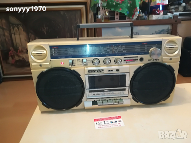 sharp gf-5757 auto program search system 2003220917, снимка 5 - Радиокасетофони, транзистори - 36165647
