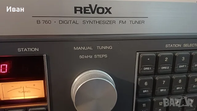 Тунер REVOX B760, снимка 5 - Ресийвъри, усилватели, смесителни пултове - 55903559