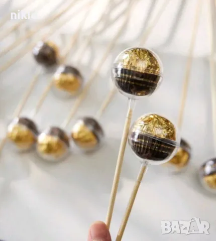 кутия Държач чашка поставка за бонбон бонбони за букет цветя пластмасов, снимка 8 - Други - 48790889