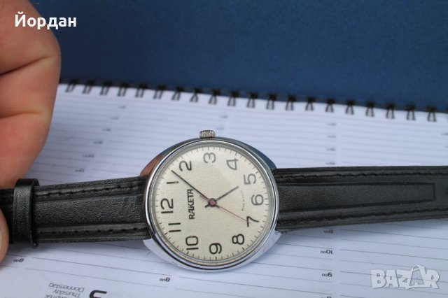 СССР часовник "Ракета" 39 мм, снимка 6 - Колекции - 40428923