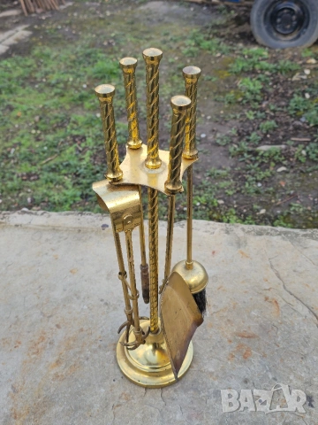 Комплект прибори за камина , снимка 3 - Камини - 53637724