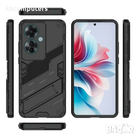 OPPO Reno11 F 5G Punk Armor Удароустойчив Калъф и Протектор, снимка 6 - Калъфи, кейсове - 53075072