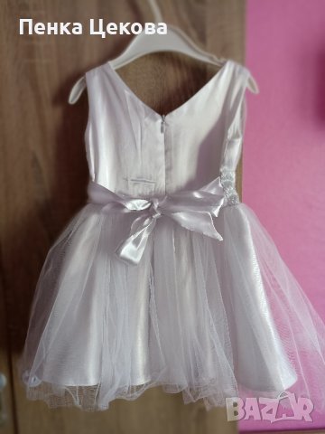Намаление всички рокли по 10лв. Детска официална бяла рокля, снимка 6 - Бебешки рокли - 36918134