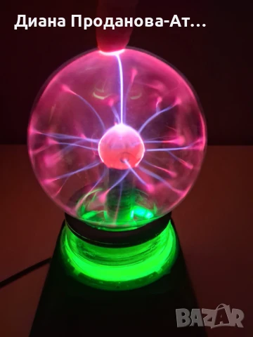 Плазмена топка-лампа с музикален ефект