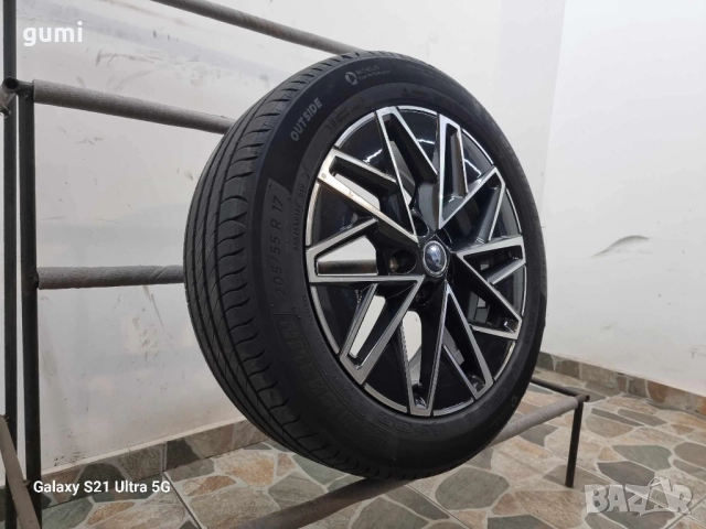 1бр 17ска джанта с гума за SKODA OCTAVIA A8 5x112mm  , снимка 2 - Гуми и джанти - 52624130