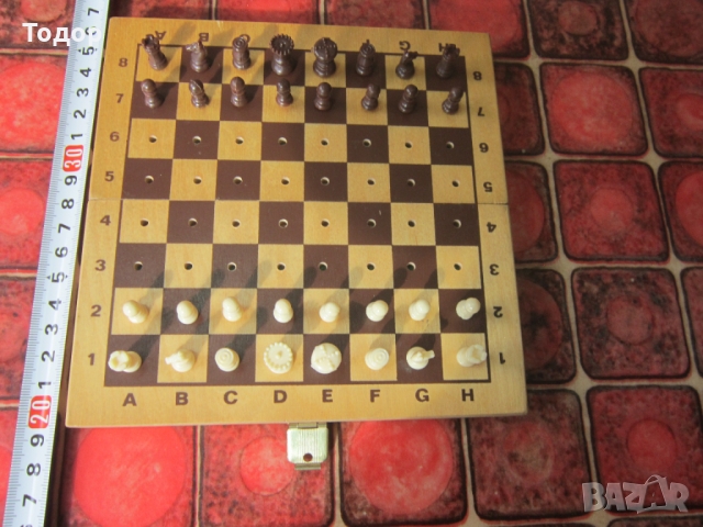Уникален немски туристически шах, снимка 7 - Шах и табла - 36086125