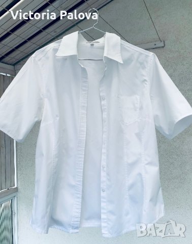 Бяла риза MARCO PECCI памук, снимка 3 - Ризи - 41491932