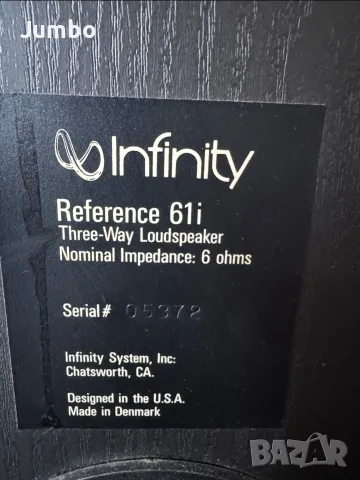 Infinity Reference 61, снимка 2 - Тонколони - 56155736