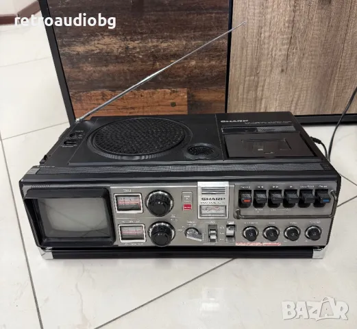 🔊Ретро радиокасетофон с телевизор SHARP 5P-27G - 1978 - 1979 г. - Made in Japan💥🔊, снимка 5 - Радиокасетофони, транзистори - 50249858
