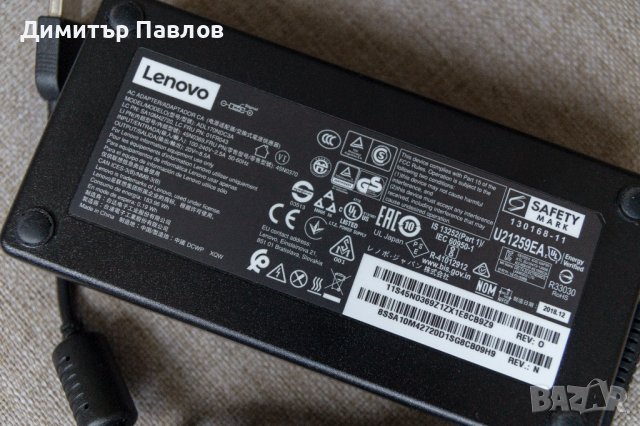 Lenovo 170W 8.5A 20V Зарядно, снимка 2 - Захранвания и кутии - 41375003