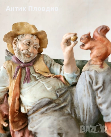 Декоративна порцеланова статуетка Capodimonte – Italy, снимка 4 - Статуетки - 53722261