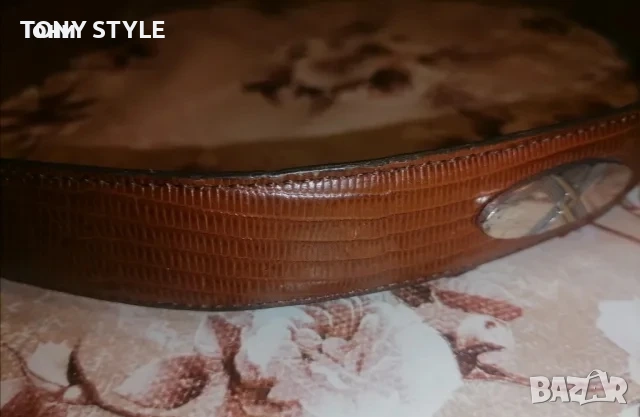 GROOKHORN Оригинал Нов Мъжки Колан Изцяло от Естествена Кожа 110см., снимка 5 - Колани - 51644535