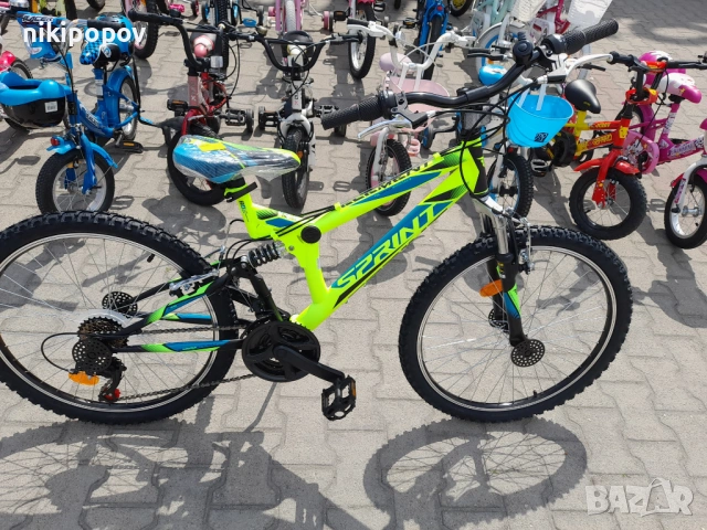 SPRINT Велосипед 24" ELEMENT жълт, снимка 11 - Велосипеди - 53839393