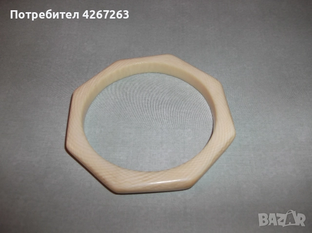 Старинна дамска гривна от слонова кост, от преди забраната. , снимка 2 - Гривни - 52324421