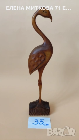 Дървени фигури на птици -ръчна изработка, снимка 4 - Други ценни предмети - 53788121