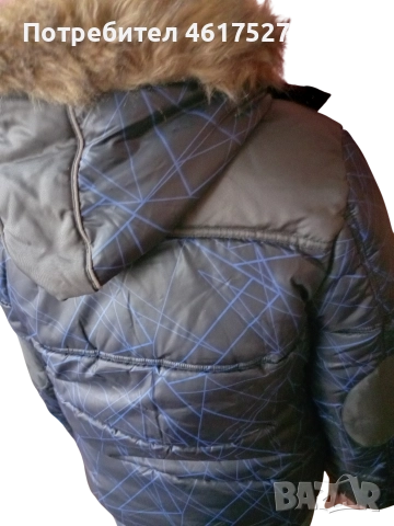 пухено яке Tom Tailor с качулка