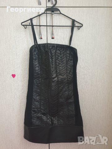 Кожена рокля Patrizia Pepe 