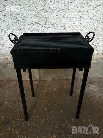 Барбекю Скара Дървени въглища Кънпинг Пещ Вграждане Професионална Ръчна изработка 