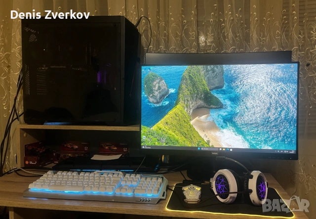 Gaming PC RX6600 / Ryzen 5 / 16GB / 27" Monitor / Ready to Play, снимка 2 - Геймърски - 53750371