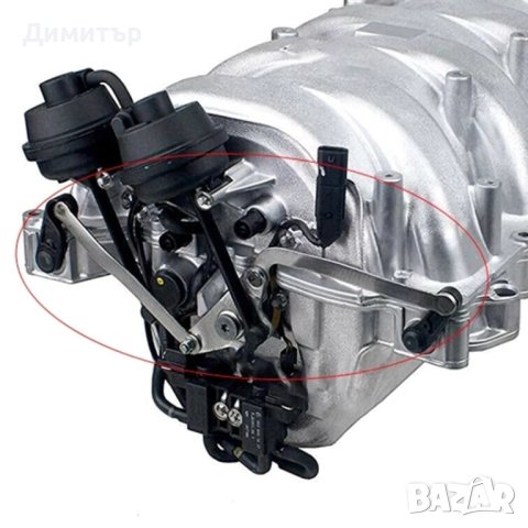 Метален лостов механизъм за всмукателен колектор м272 м273., снимка 5 - Части - 41738947