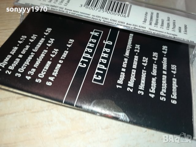 Дует Шик - Вода и Огън оригинална касета-ORIGINAL TAPE 0702241637, снимка 11 - Аудио касети - 44181079