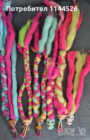 CANDYLOCKS миникуклички с дълги коси, снимка 4 - Кукли - 41812593