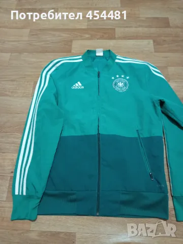 Adidas Germany mens zip fleece , снимка 1 - Спортни дрехи, екипи - 48936420