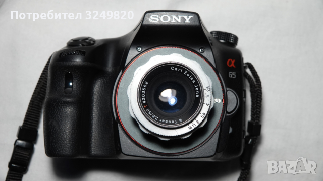 Carl Zeiss Jena Tessar T 50 mm f/ 2.8-за SONY-MINOLTA, снимка 4 - Обективи и филтри - 44550127