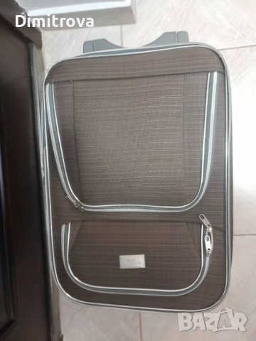 Продавам кафяв куфар, снимка 2 - Куфари - 52682265