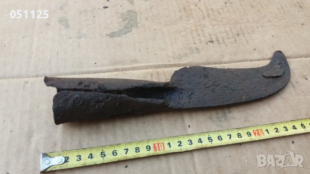 кован интересен възрожденски търпан, косер, секира, снимка 13 - Антикварни и старинни предмети - 38818824