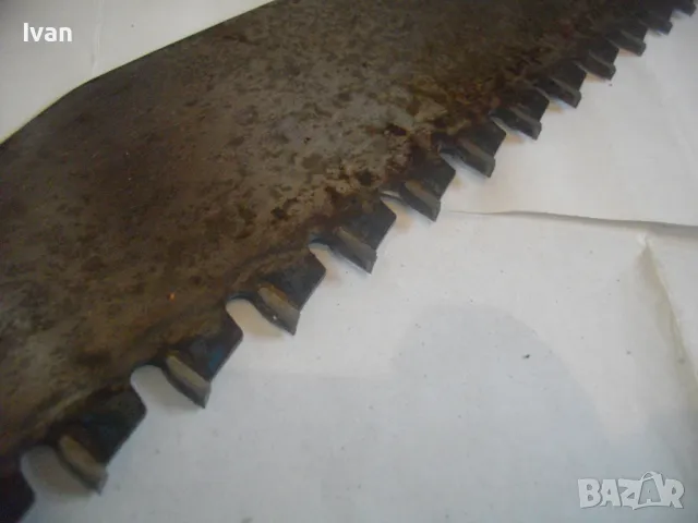 BAYER НЕМСКИ ГОЛЯМ 530мм РЪЧЕН ТРИОН С ВИДИРАНИ ЗЪБИ СТАРО ПРОФЕСИОНАЛНО КАЧЕСТВО МАСИВЕН, снимка 4 - Други инструменти - 48998378