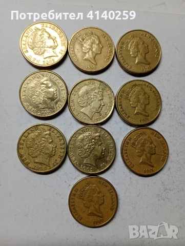 НОВА ЗЕЛАНДИЯ МОНЕТИ 1 ДОЛАР 2008 2015 г , снимка 4 - Нумизматика и бонистика - 52177483