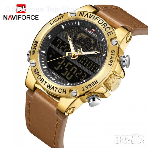 Мъжки часовник NaviForce многофункционален NF9164 GBLBN.