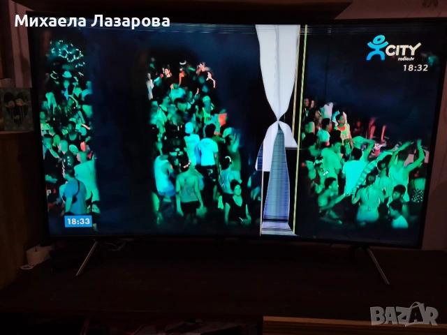 Телевизор Samsung 55 inch Curved  със счупен диспей, снимка 2 - Телевизори - 53188181