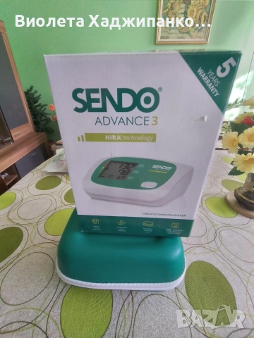 Продавам апарат за кръвно налягане SENDO , снимка 2 - Медицинска апаратура - 52840970