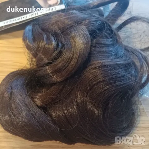 НОВИ! Синтетични екстеншъни за коса, различни видове, снимка 2 - Аксесоари за коса - 47844946