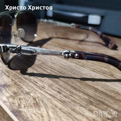 Мъжки луксозни слънчеви очила Chrome Hearts Blade Hummer 2, снимка 3 - Слънчеви и диоптрични очила - 47467385