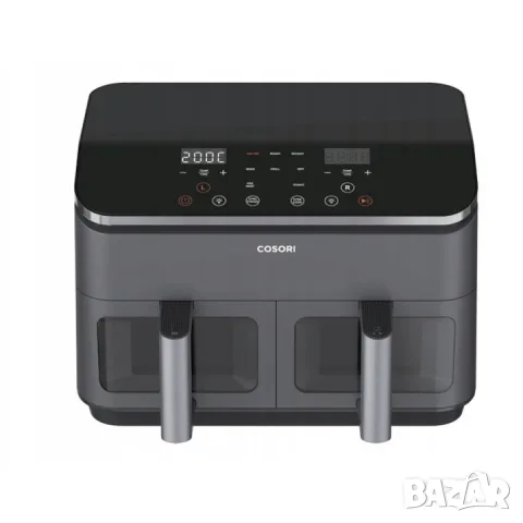 Еър фрайър Cosori Dual Basket CAF-R901-AEU, 8,5л, снимка 3 - Фритюрници - 56061368