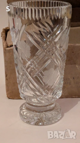 Кристална ваза , снимка 5 - Вази - 53327609