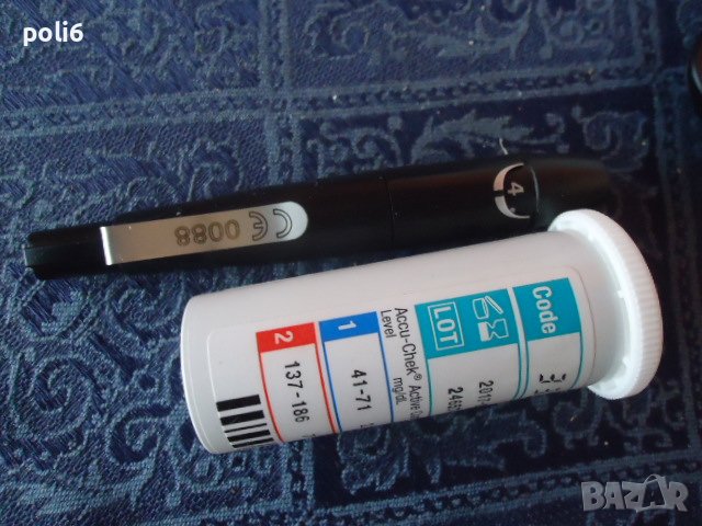 Апарат за измерване на кръвната захар (глюкомер) ACCU CHEK Active, снимка 7 - Други - 39925728