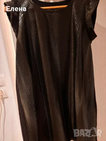Тъмнокафява зимна рокля, снимка 3 - Рокли - 48404285