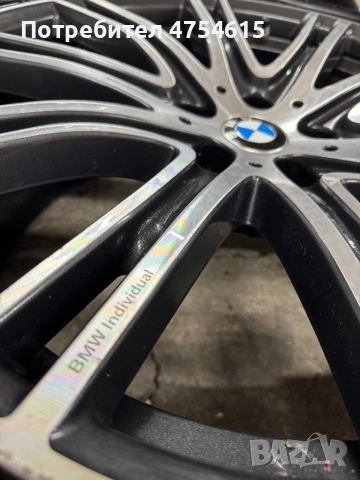 Задна и предна джанта bmw G30 individual 20 цола, снимка 7 - Гуми и джанти - 53702332