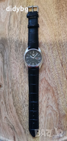 Часовник Seiko 5 Автоматик 21 Jewels, снимка 7 - Мъжки - 53111687