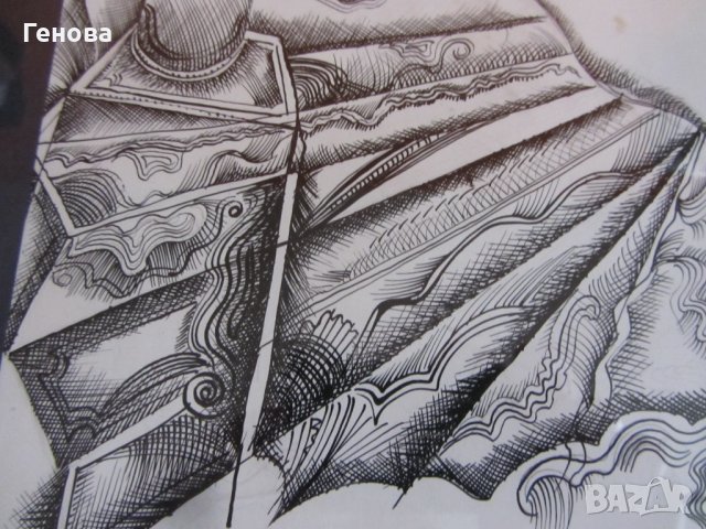 Картина на български художник "Еротичен полъх", снимка 6 - Картини - 39452970