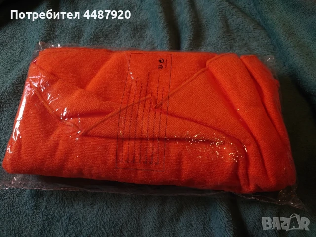 Оранжева плажна хавлия , снимка 3 - Хавлиени кърпи - 50587302