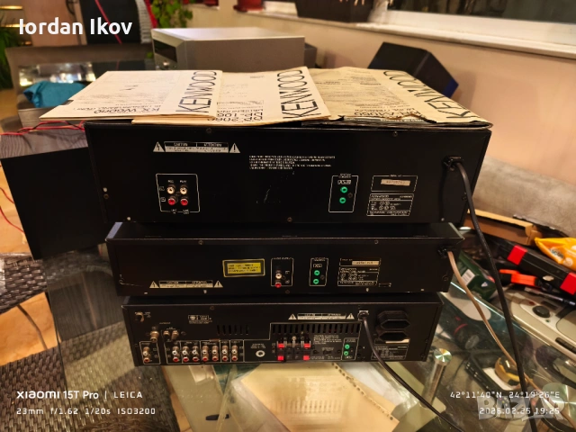 Kenwood KX-W6060 + KR-A4060 + DP-1060, снимка 7 - Аудиосистеми - 53623480