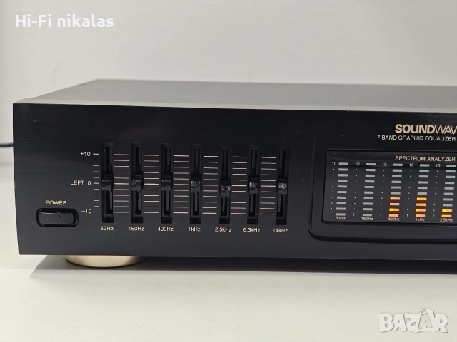 EQ стерео еквалайзер 7 бандов SOUNDWAVE Q-1300, снимка 2 - Еквалайзери - 53796681