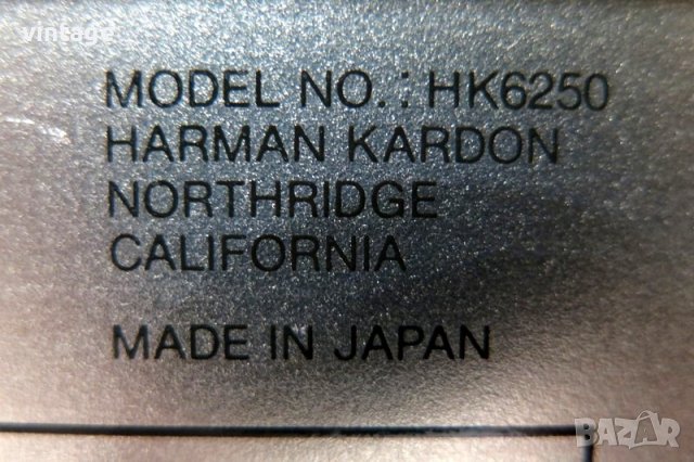 Harman Kardon HK6250, снимка 8 - Ресийвъри, усилватели, смесителни пултове - 41066917